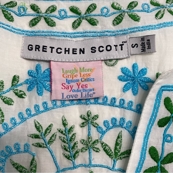 Gretchen Scott Hand-Embroidered Tunic - Picture 8 of 10